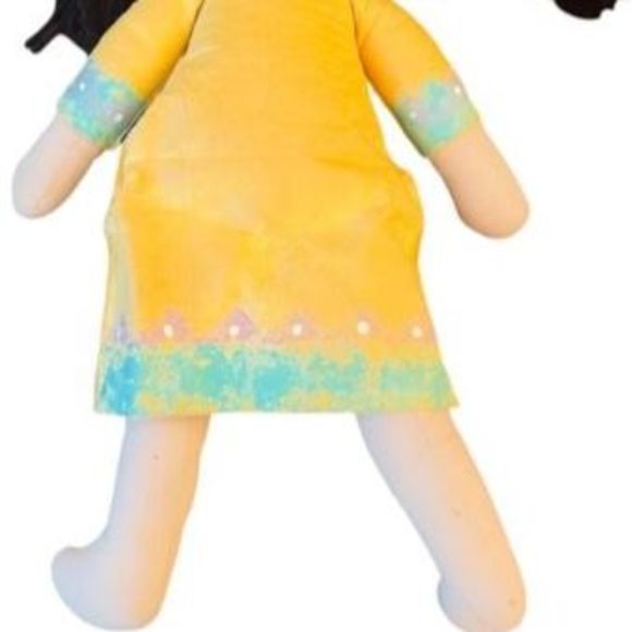 Handmade Native American Doll Paper Mache 19” Vintage Girl Toy - Picture 2 of 7